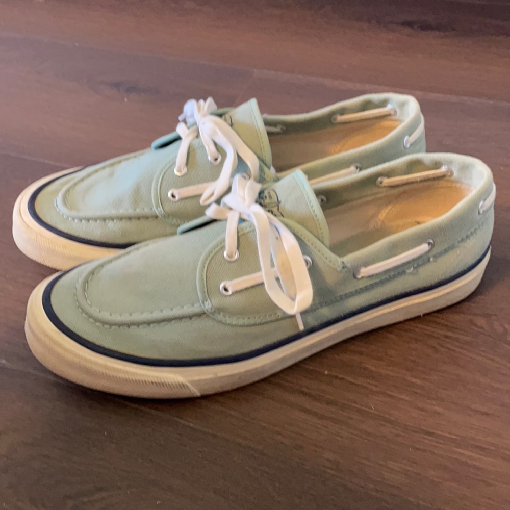 Sperry for J.Crew Topsider Boat Shoes in Mint
